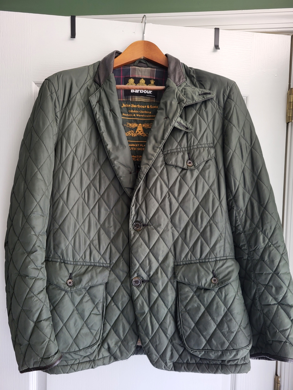 Limited Edition By Tokito Barbour Beacon Sports Jacket in Olive Green RARE